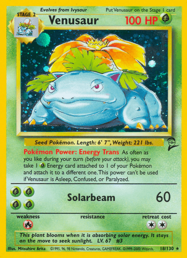 Venusaur, Base Set 2 18