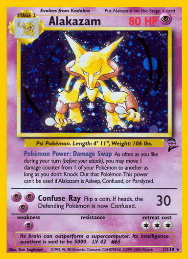 Alakazam, Base Set 2 1