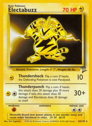 Electabuzz, Base Set 2 24