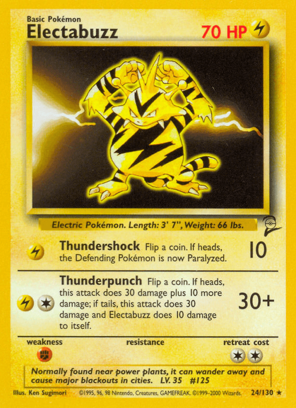Electabuzz, Base Set 2 24