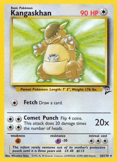 Kangaskhan, Base Set 2 26