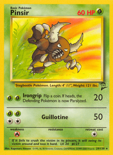 Pinsir, Base Set 2 29