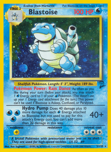 Blastoise, Base Set 2 2