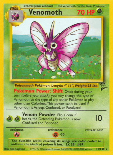 Venomoth, Base Set 2 31