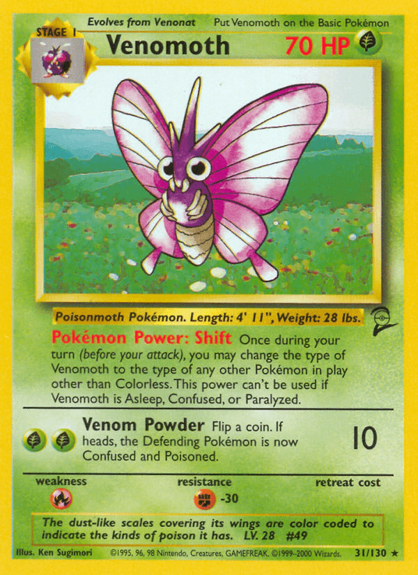 Venomoth, Base Set 2 31