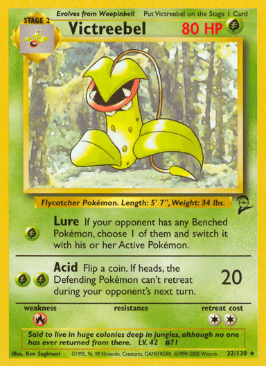 Victreebel, Base Set 2 32