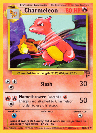 Charmeleon, Base Set 2 35