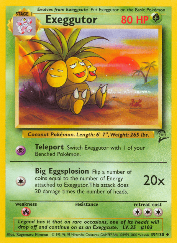 Exeggutor, Base Set 2 39