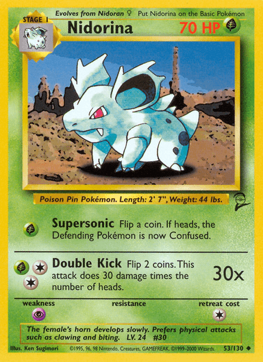Nidorina, Base Set 2 53