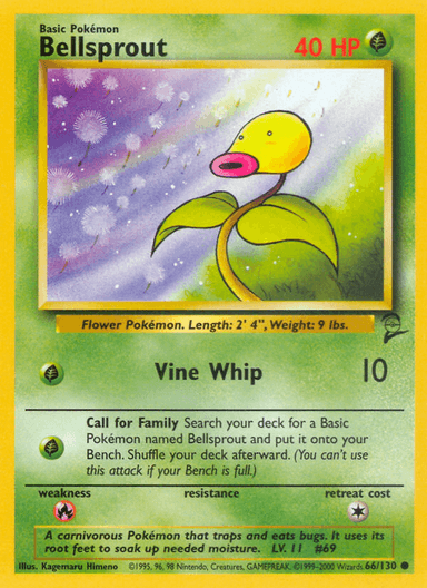 Bellsprout, Base Set 2 66