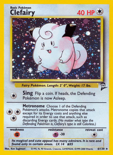 Clefairy, Base Set 2 6