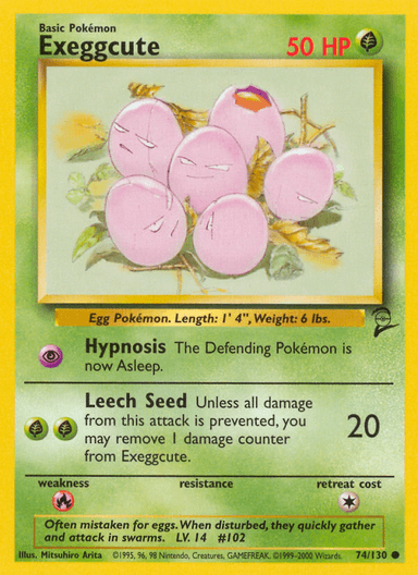 Exeggcute, Base Set 2 74