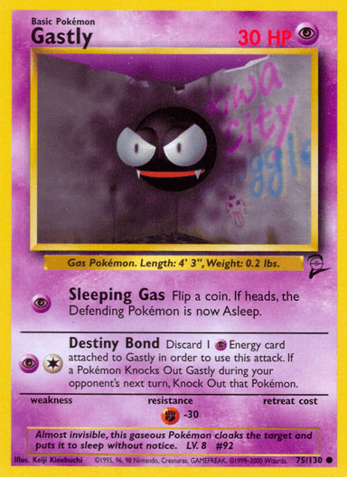 Gastly, Base Set 2 75