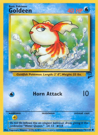 Goldeen, Base Set 2 76