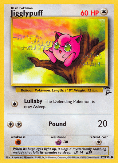 Jigglypuff, Base Set 2 77