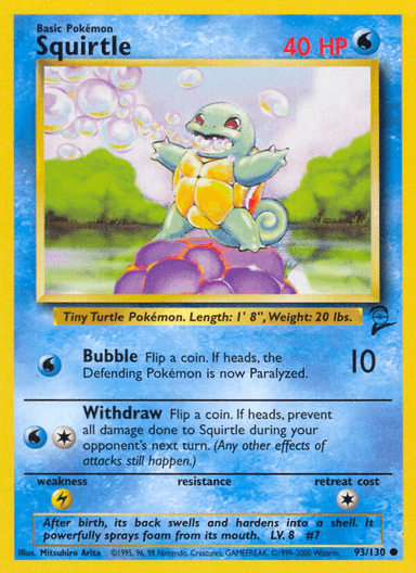 Squirtle, Base Set 2 93