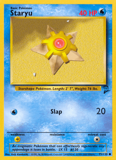 Staryu, Base Set 2 95