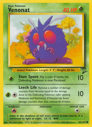 Venonat, Base Set 2 97