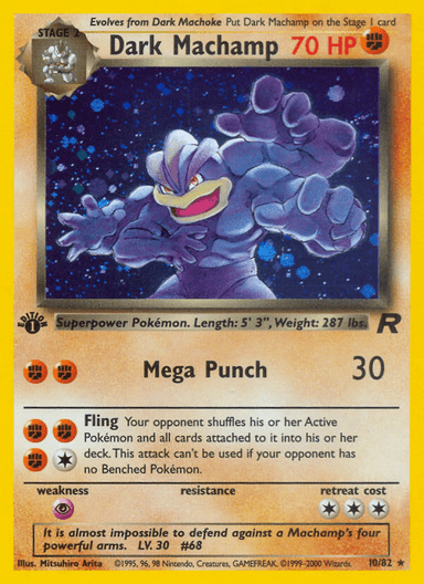 Dark Machamp, Team Rocket 10