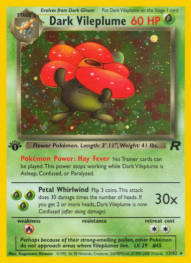 Dark Vileplume, Team Rocket 13