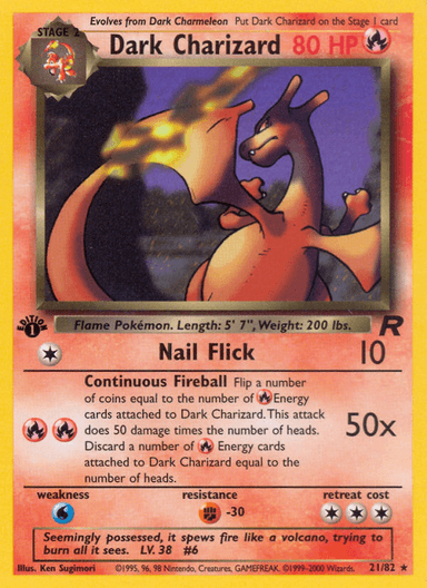 Dark Charizard, Team Rocket 21