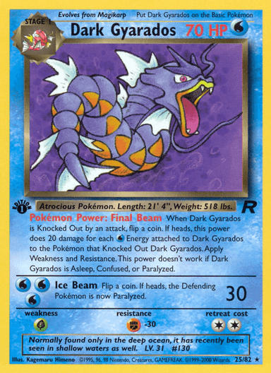 Dark Gyarados, Team Rocket 25