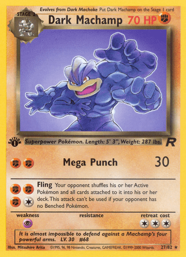 Dark Machamp, Team Rocket 27
