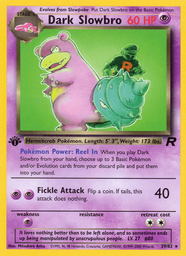 Dark Slowbro, Team Rocket 29