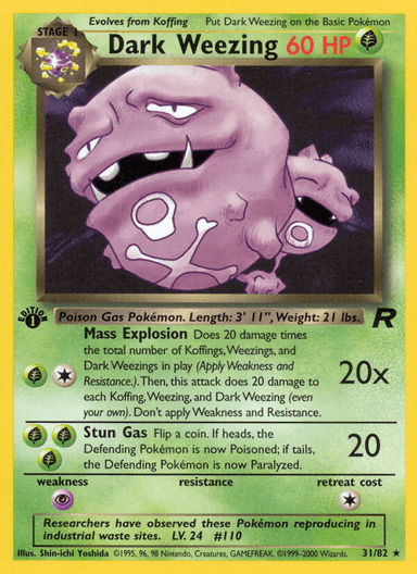 Dark Weezing, Team Rocket 31