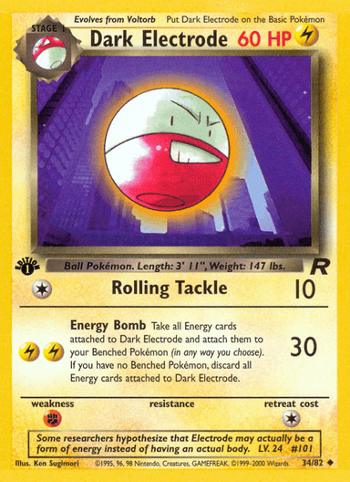 Dark Electrode, Team Rocket 34
