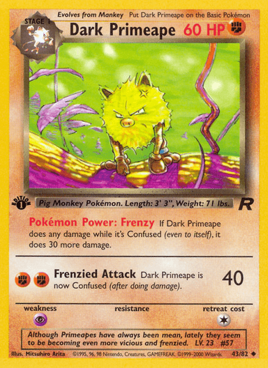 Dark Primeape, Team Rocket 43