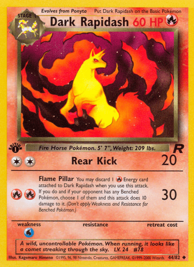 Dark Rapidash, Team Rocket 44
