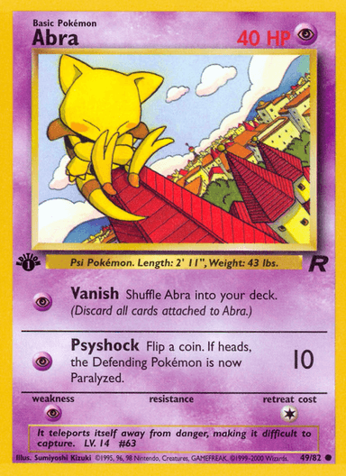 Abra, Team Rocket 49