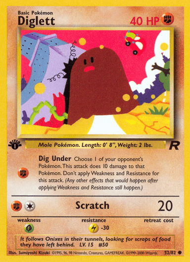 Diglett, Team Rocket 52
