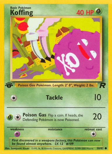 Koffing, Team Rocket 58