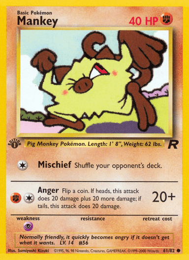 Mankey, Team Rocket 61