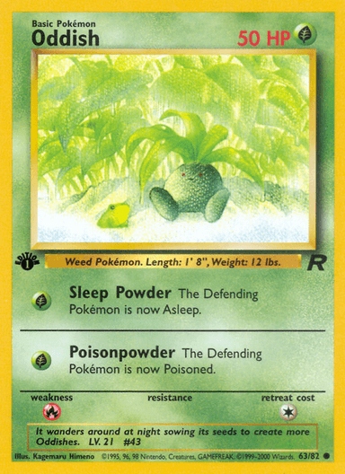 Oddish, Team Rocket 63