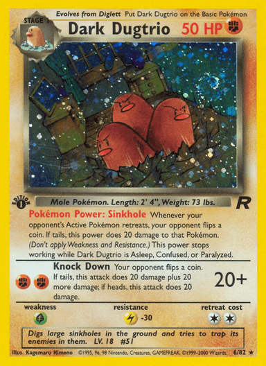 Dark Dugtrio, Team Rocket 6