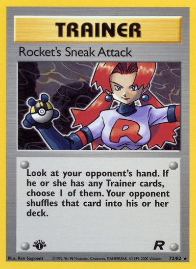 Rocket's Sneak Attack, Team Rocket 72