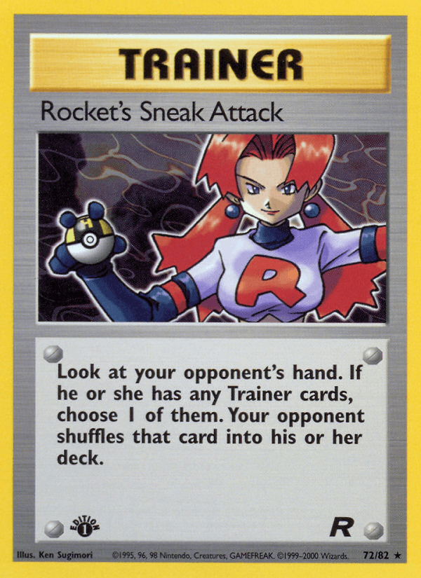 Rocket's Sneak Attack, Team Rocket 72