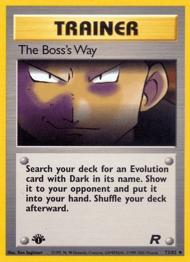 The Boss's Way, Team Rocket 73