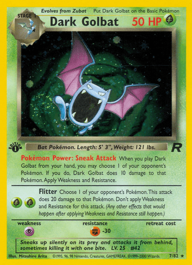 Dark Golbat, Team Rocket 7