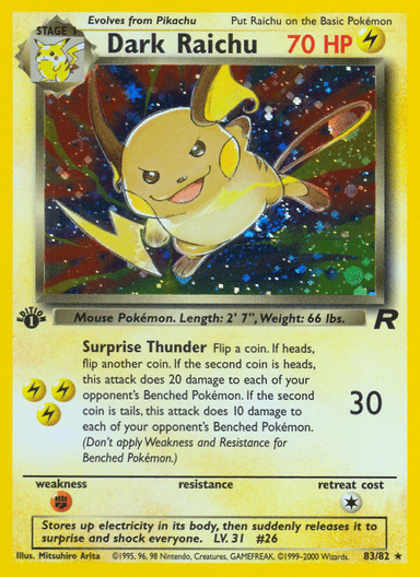 Dark Raichu, Team Rocket 83