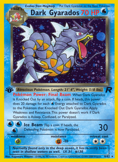 Dark Gyarados, Team Rocket 8