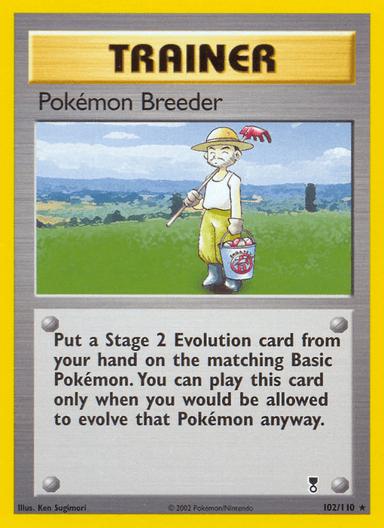 Pokémon Breeder, Legendary Collection 102