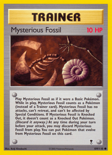 Mysterious Fossil, Legendary Collection 109