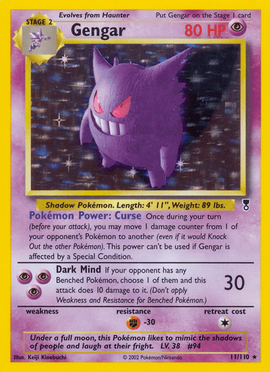 Gengar, Legendary Collection 11