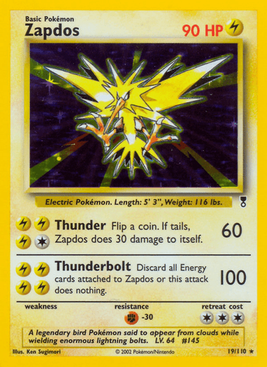 Zapdos, Legendary Collection 19