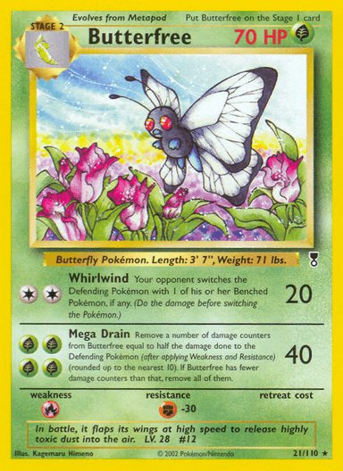 Butterfree, Legendary Collection 21