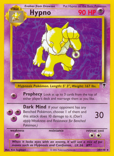Hypno, Legendary Collection 25